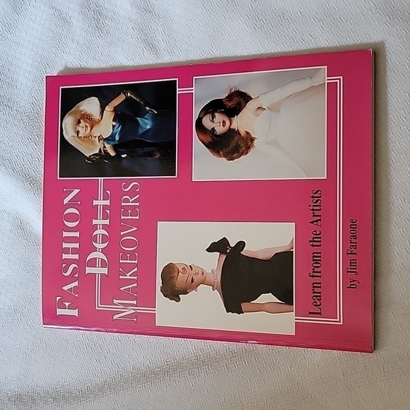 1996 Fashion Doll Makeovers Soft Cover Barbie Book By Jim Faraone Mint Condition - Picture 1 of 7